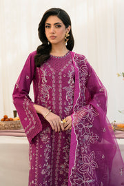 Elegant Dobby Lawn Shirt with Embroidered Chikan Kari