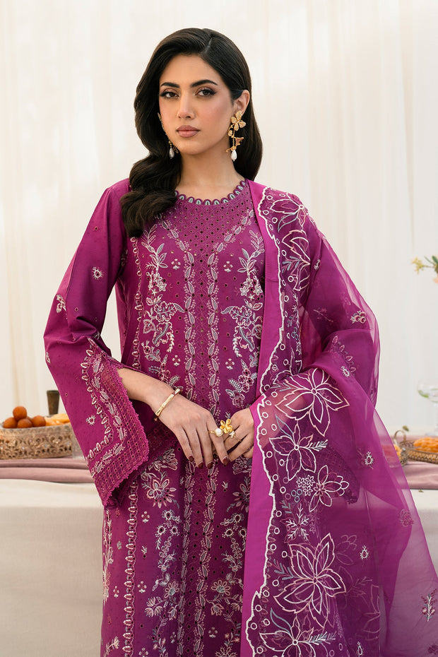 Elegant Dobby Lawn Shirt with Embroidered Chikan Kari