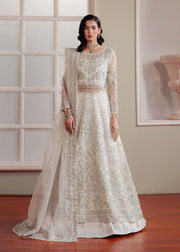 Elegant White Pakistani Party Dress for Special Occasions
