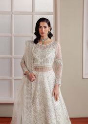 Elegant White Pakistani Party Dress for Special Occasions