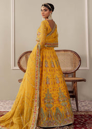 Radiant Yellow Pakistani Party Dress for Festive Gatherings