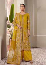 Enchanting Olive Pakistani Party Dress for Celebrations