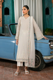Elegant Embroidered Lawn Shirt with Chiffon Dupatta