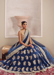 Stunning Blue Pakistani Party Dress for Every Occasion