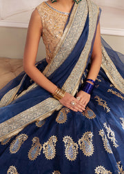 Stunning Blue Pakistani Party Dress for Every Occasion