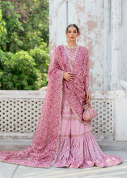 Gulnar Pink Pakistani Bridal Dress for Elegant Occasions