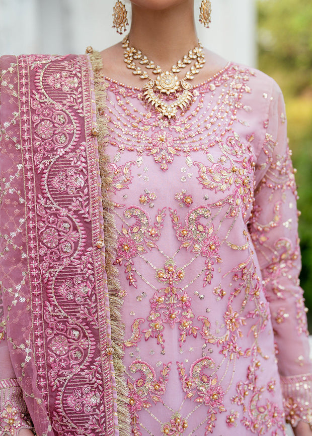 Gulnar Pink Pakistani Bridal Dress for Elegant Occasions