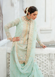 Exquisite Green Pakistani Bridal Dress for Festive Elegance