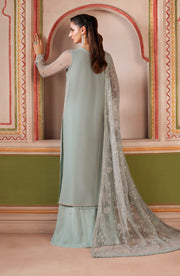 Elegant Hand Embellished Net Shirt and Lehnga Set