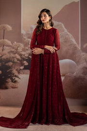 Elegant Sequins Embroidered Chiffon Frock Set