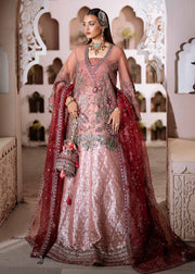 Light Pink Pakistani Wedding Dress with Embellished Details