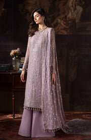 Elegant Sequins Embroidered Chiffon Dress in Classic Style