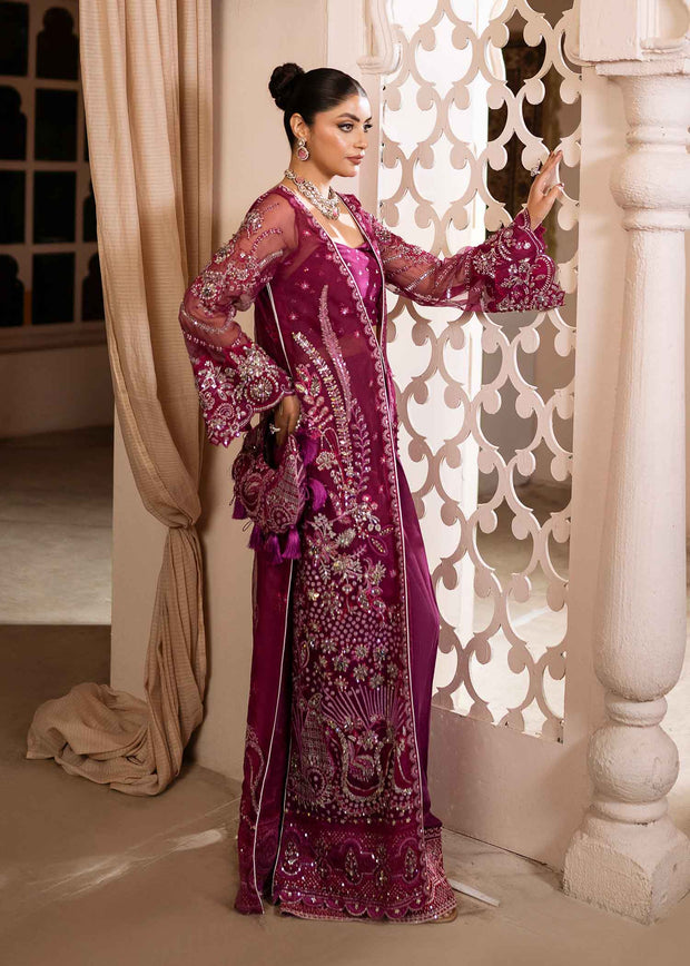 Gorgeous Pakistani Wedding Dress with Embroidery and Tassels