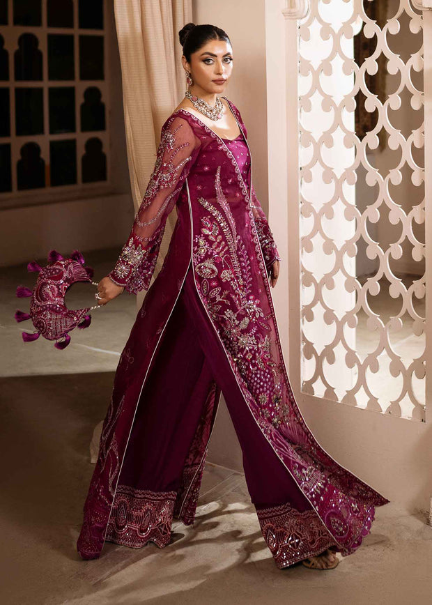 Gorgeous Pakistani Wedding Dress with Embroidery and Tassels