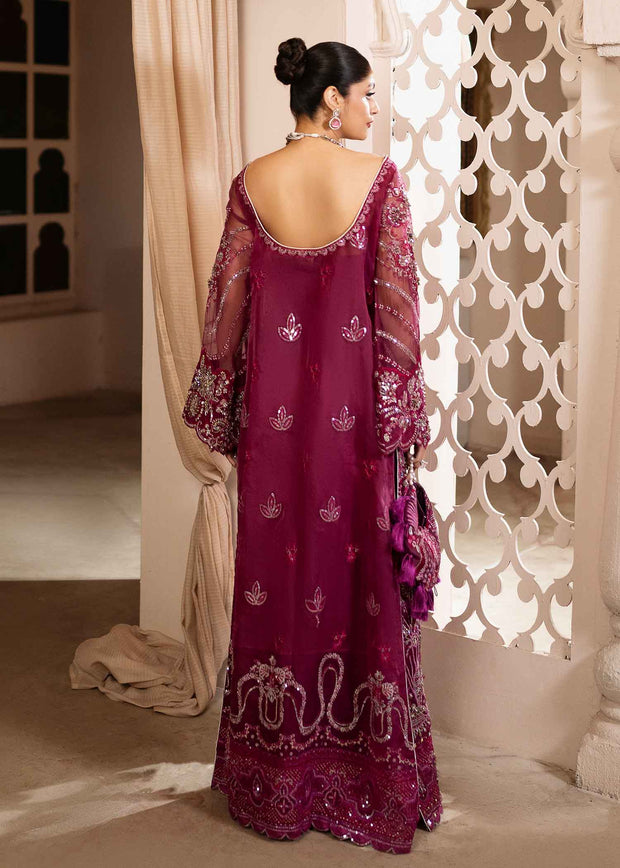 Gorgeous Pakistani Wedding Dress with Embroidery and Tassels