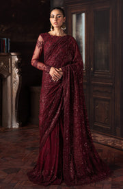 Elegant Sequins Embroidered Net Blouse in Classic Color