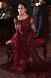 Elegant Sequins Embroidered Net Blouse in Classic Color