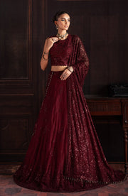 Elegant Sequins Embroidered Net Blouse in Classic Color