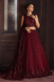 Elegant Sequins Embroidered Net Blouse in Classic Color