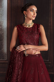 Elegant Sequins Embroidered Net Blouse in Classic Color