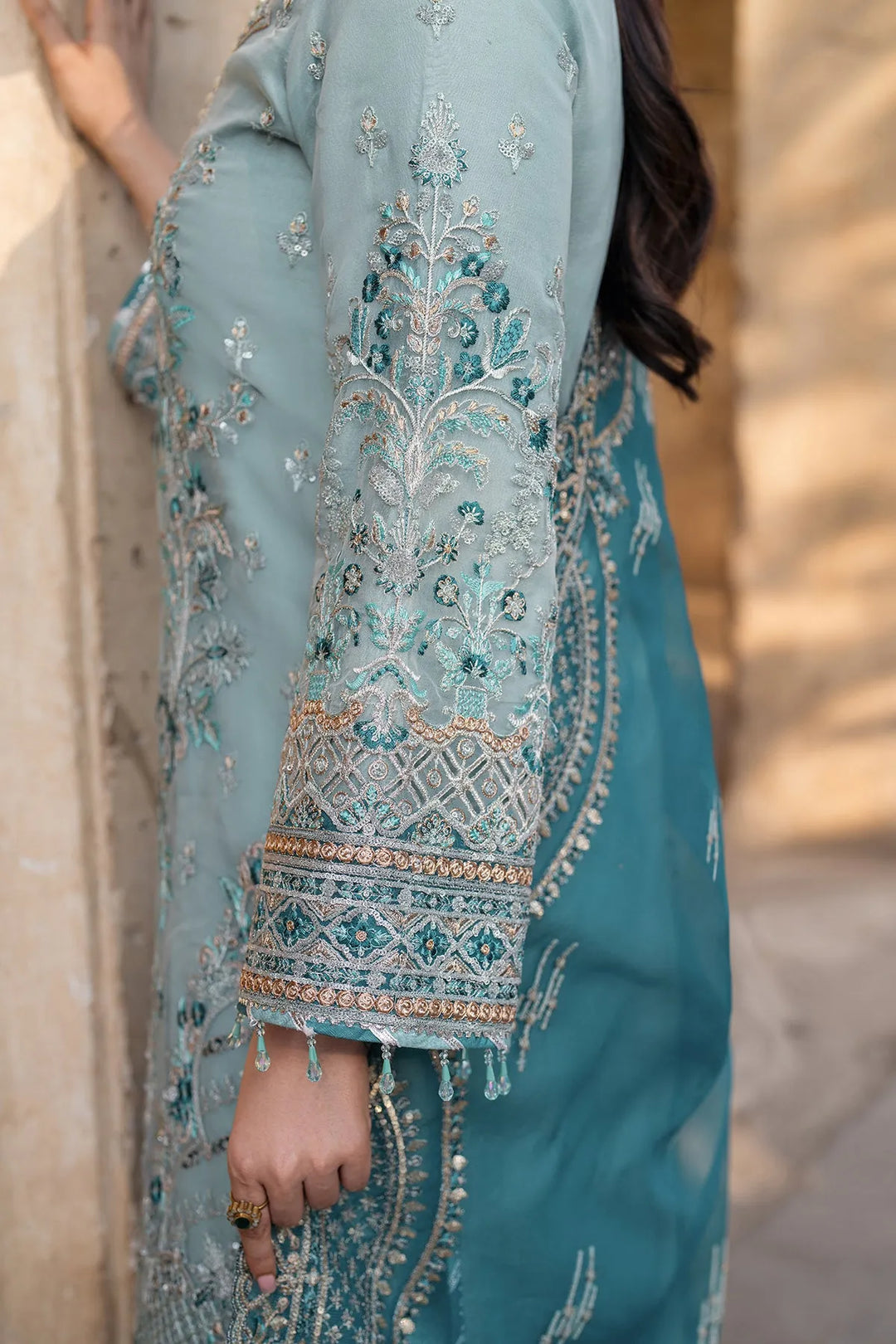 Three Embroidered Dress Set
