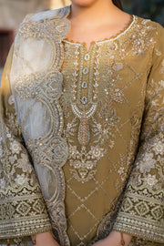 Eid Embroidered Organza Dress Set