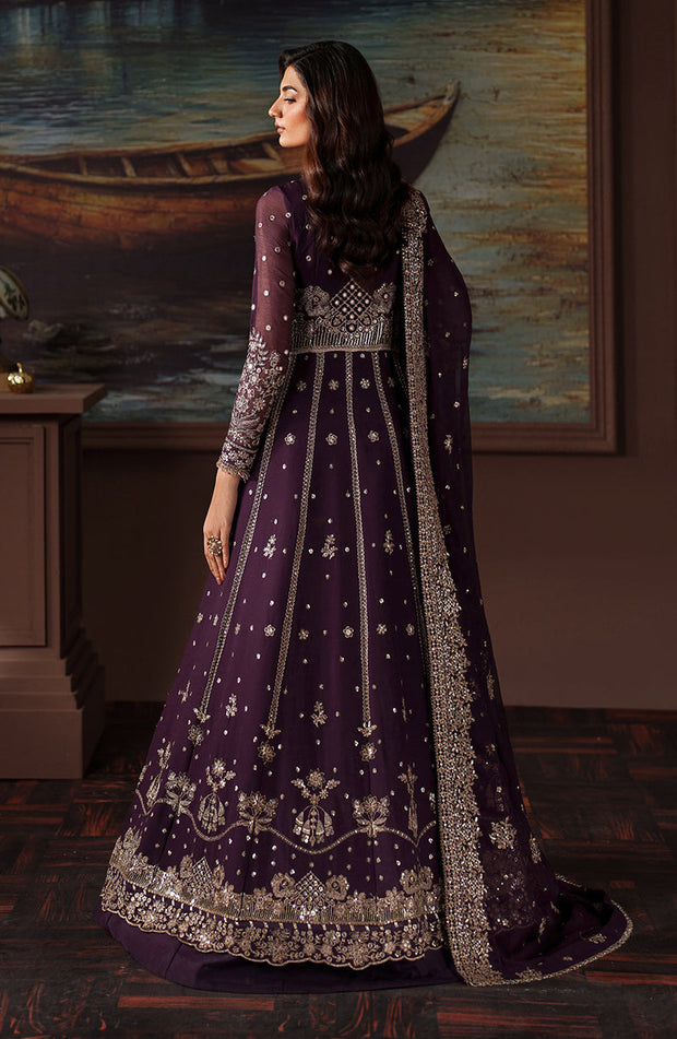 Elegant Embroidered Chiffon Pakistani Party Dress