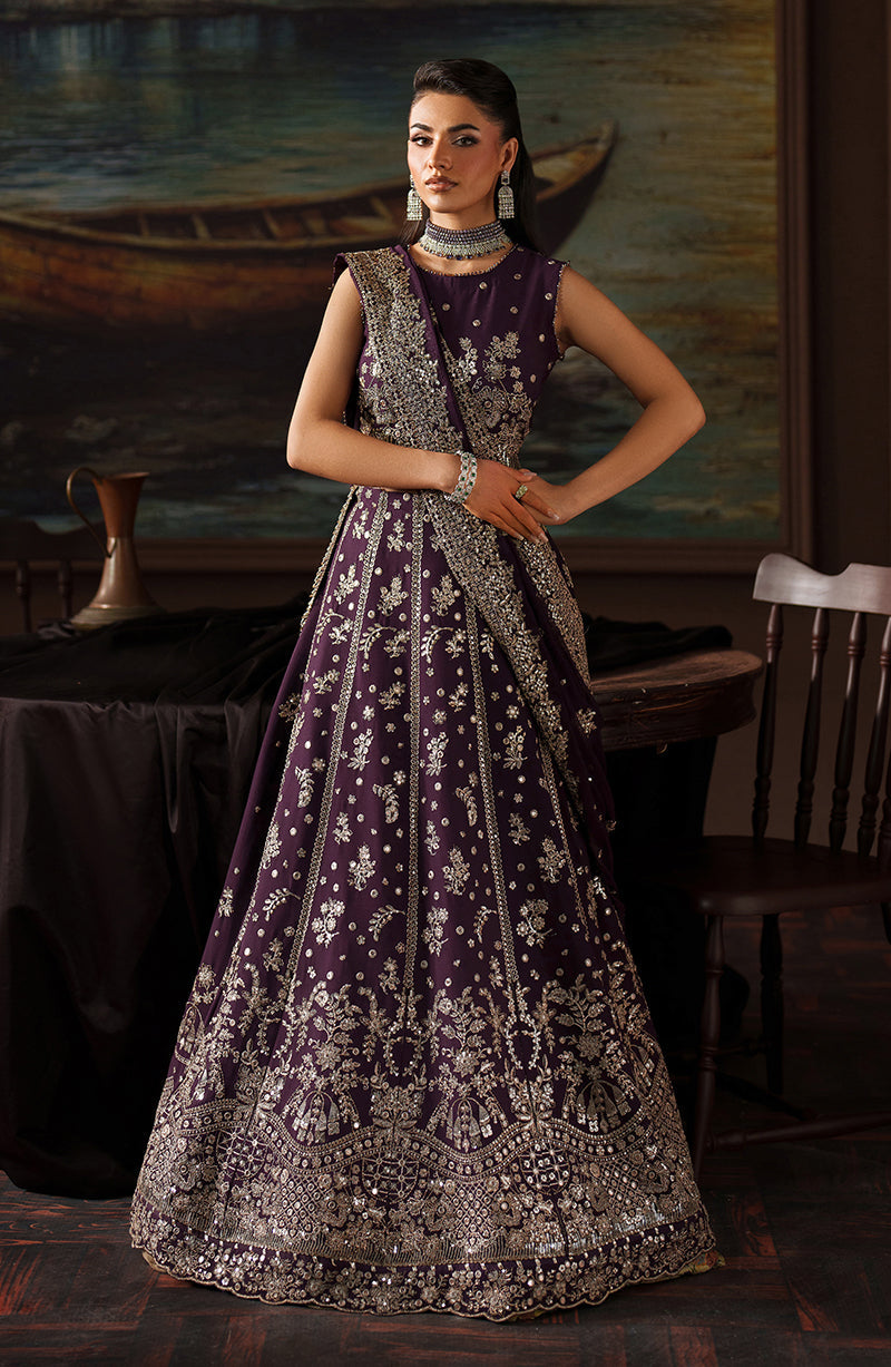Elegant Embroidered Chiffon Pakistani Party Dress