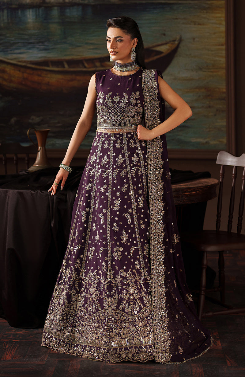 Elegant Embroidered Chiffon Pakistani Party Dress