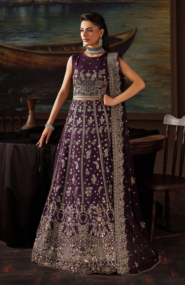 Elegant Embroidered Chiffon Pakistani Party Dress