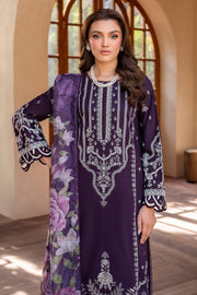 Elegant Embroidered Lawn Shirt with Printed Dupatta