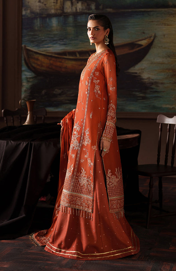 Elegant ZRF-PRC-07 Eleonore Chiffon Pakistani Designer Dress
