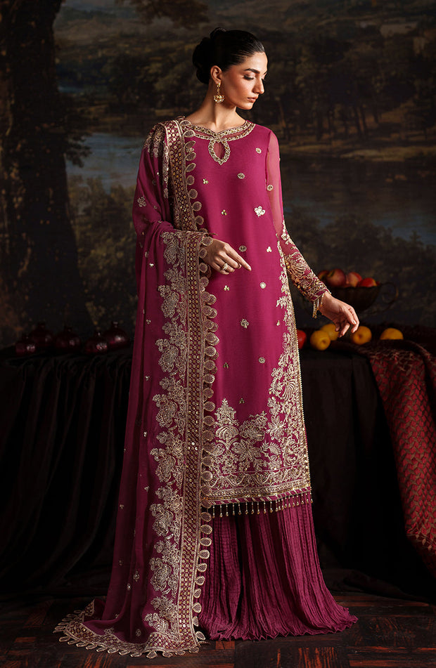 Elegant Sequins Embroidered Chiffon Pakistani Party Dress