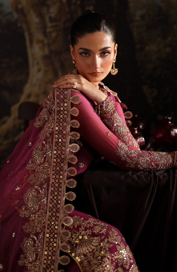 Elegant Sequins Embroidered Chiffon Pakistani Party Dress