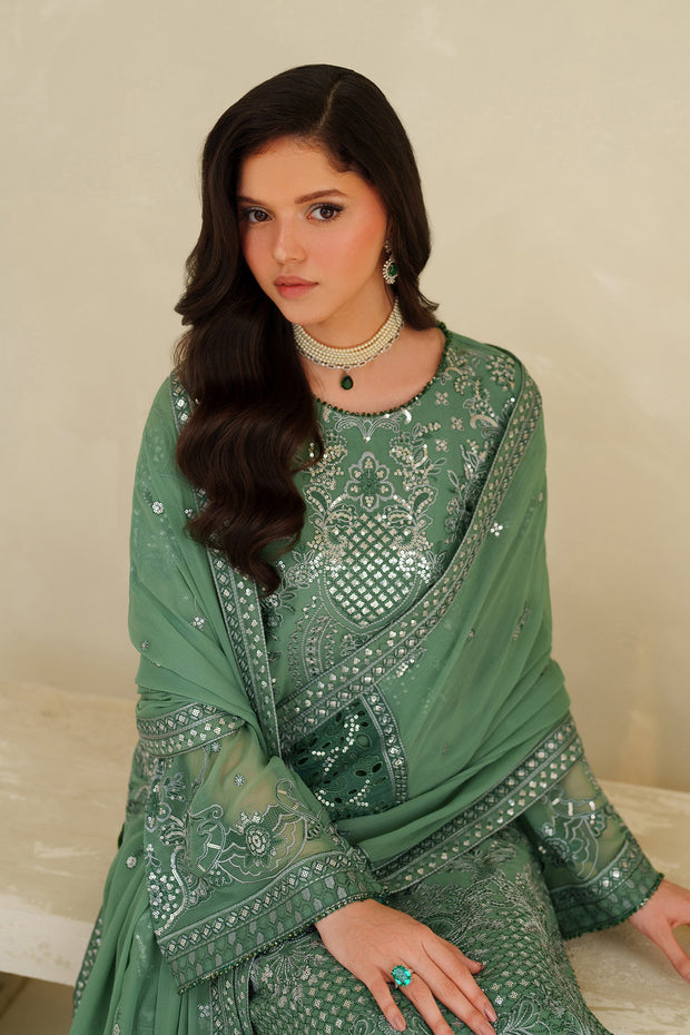 Elegant Sequins Embroidered Chiffon Pakistani Party Wear