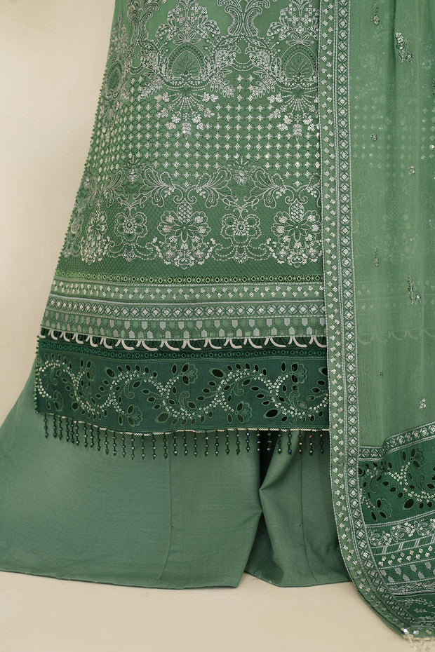 Elegant Sequins Embroidered Chiffon Pakistani Party Wear