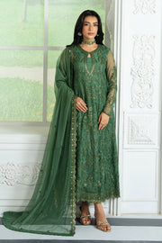 Elegant Black Sequins Embroidered Net Shirt & Trouser Set