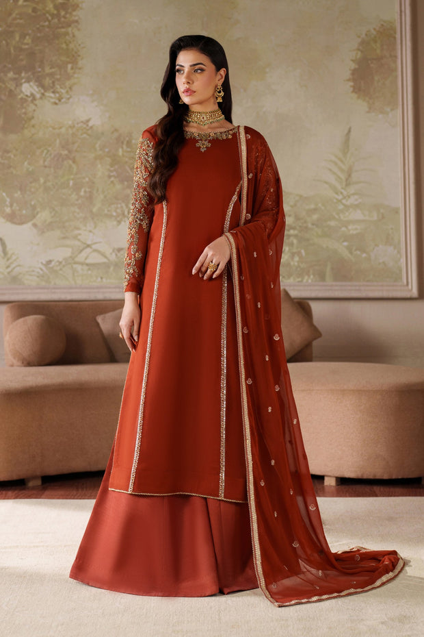 Elegant Hand Embellished Chiffon Pakistani Party Wear