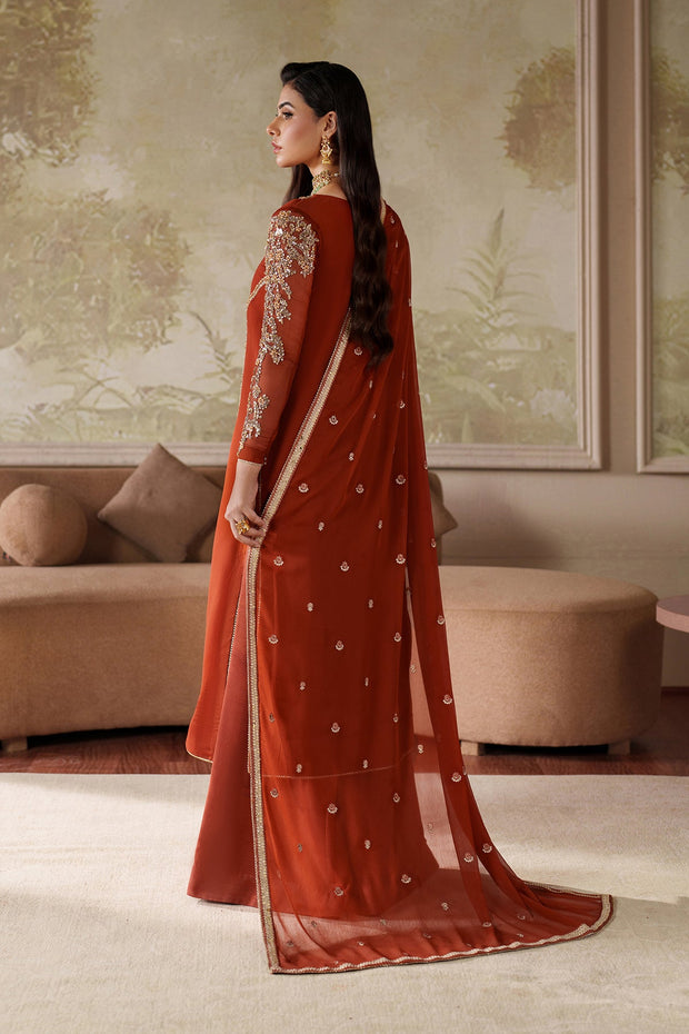 Elegant Hand Embellished Chiffon Pakistani Party Wear
