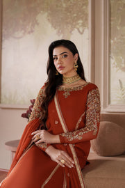 Elegant Hand Embellished Chiffon Pakistani Party Wear