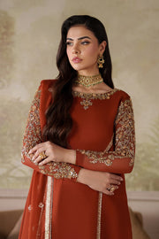 Elegant Hand Embellished Chiffon Pakistani Party Wear