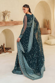 Elegant Blue Sequins Embroidered Net Pakistani Party Dress