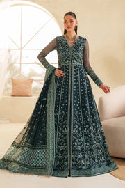 Elegant Blue Sequins Embroidered Net Pakistani Party Dress
