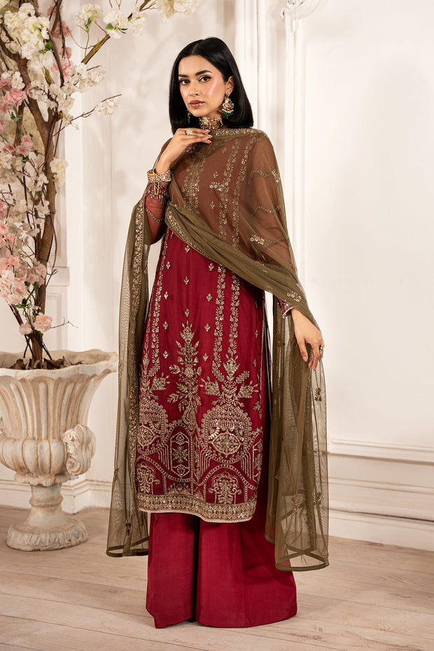 ZFE-02 Alison - Elegant Sequins Embroidered Net Shirt