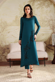 Elegant Hand Embellished Tussel Silk Pakistani Party Wear