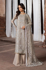 Pink Sequence Embroidered Net Shirt with Silk Sharara