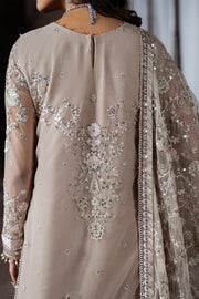 Pink Sequence Embroidered Net Shirt with Silk Sharara