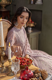 Elegant Sequins Embroidered Net Blouse in Multi Color