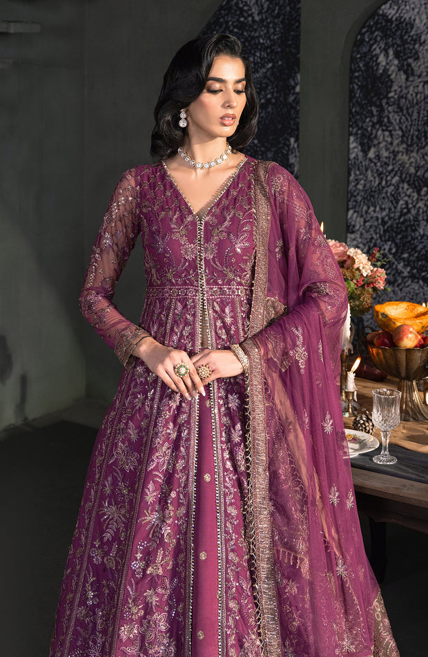 Elegantly Embroidered Tea Pink & Magenta Lehnga Set