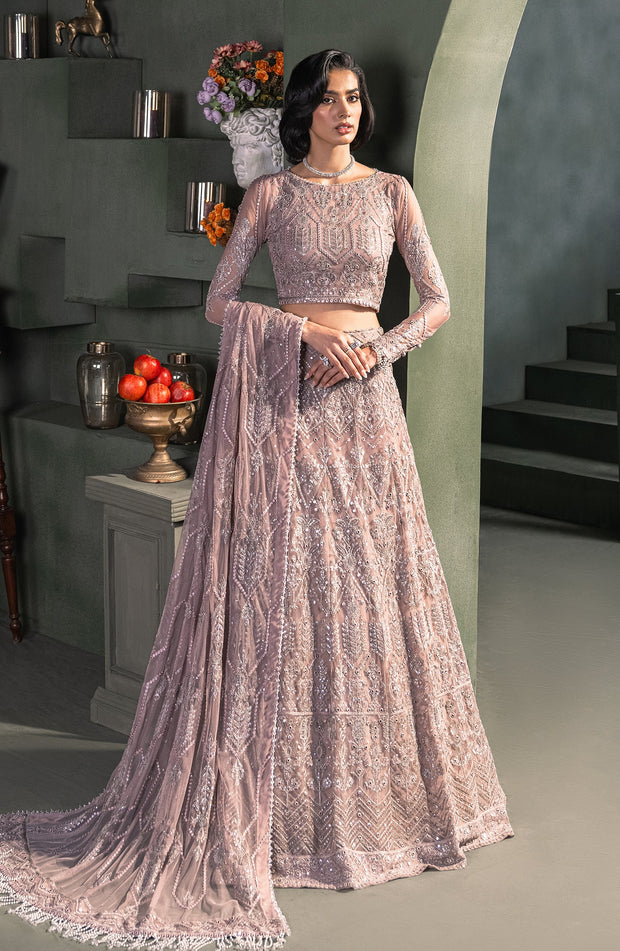 Elegant Sequins Embroidered Net Blouse in Multi Color